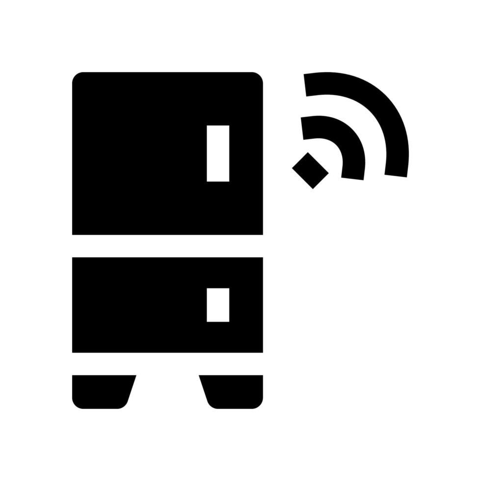 Kühlschrank Symbol zum Ihre Webseite, Handy, Mobiltelefon, Präsentation, und Logo Design. vektor