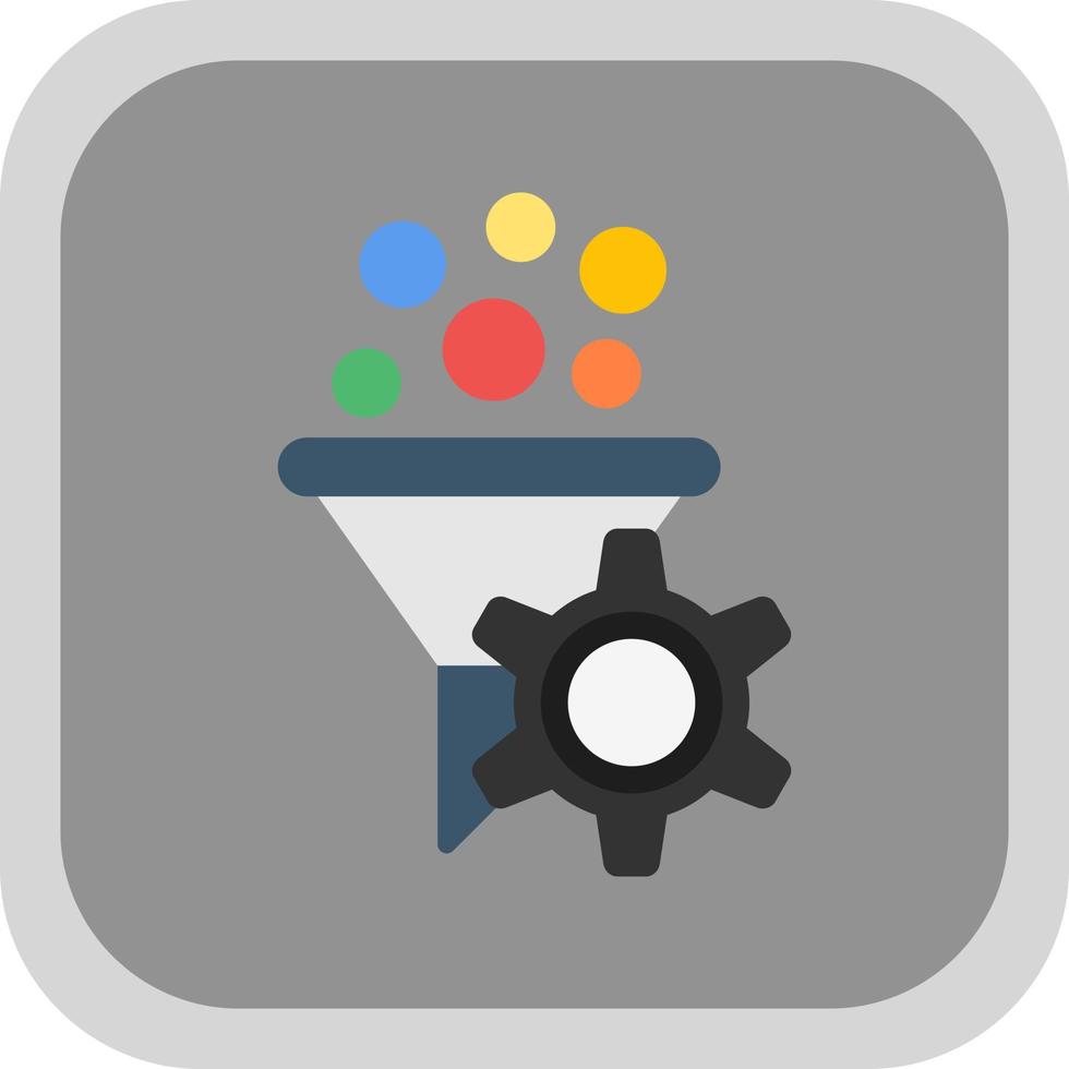 Konversionsraten-Optimierungsvektor-Icon-Design vektor