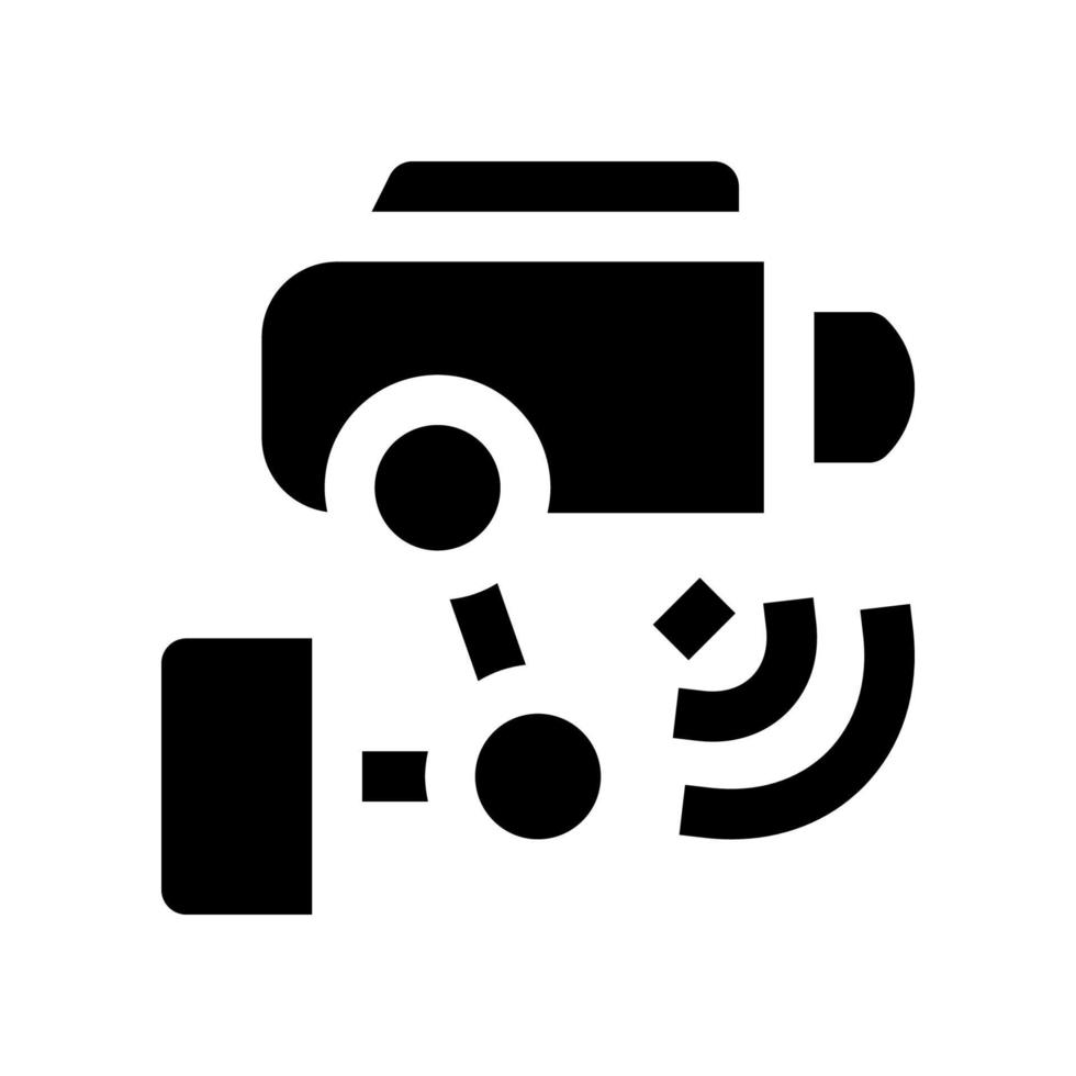 cctv Symbol zum Ihre Webseite, Handy, Mobiltelefon, Präsentation, und Logo Design. vektor