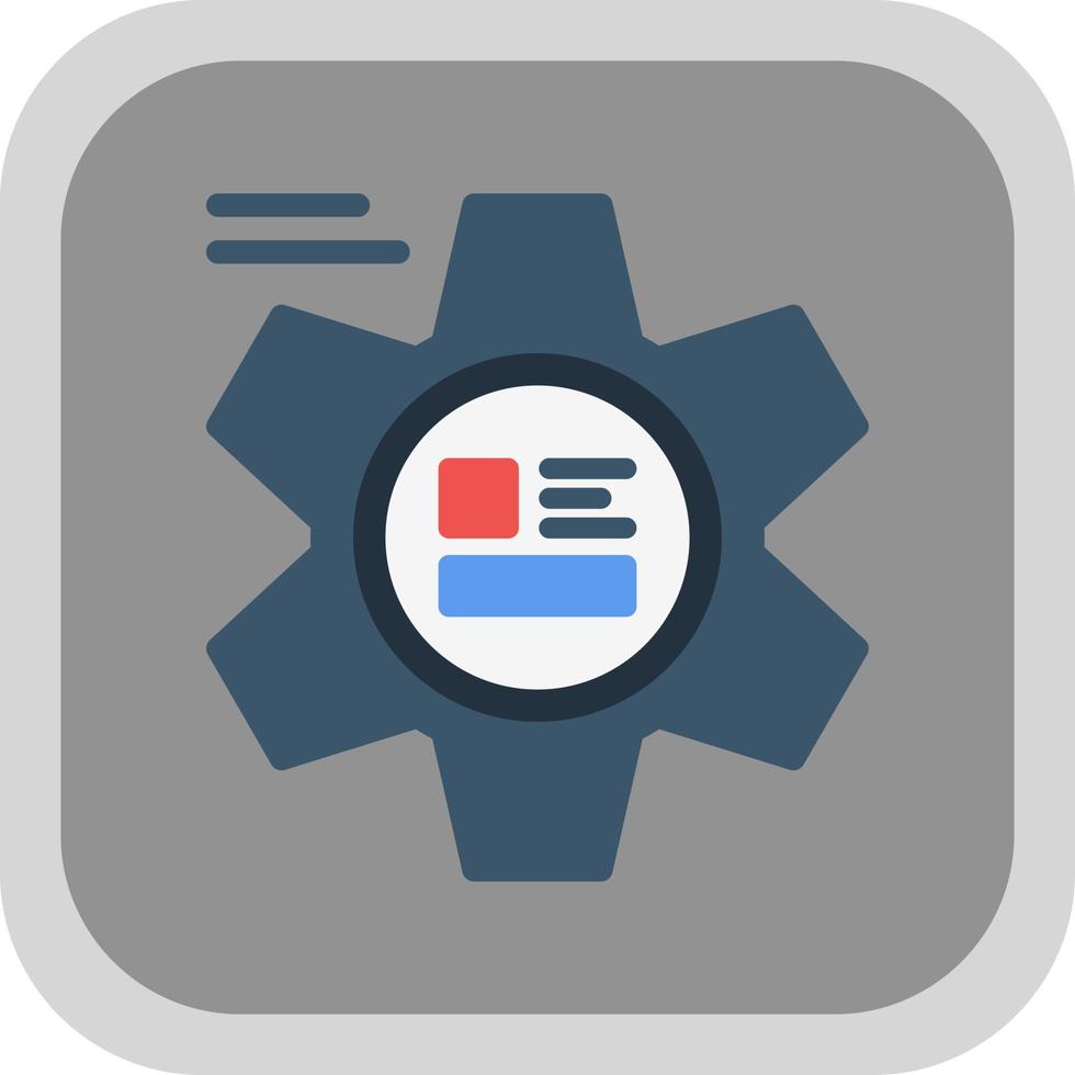 Anzeigenoptimierungs-Vektor-Icon-Design vektor