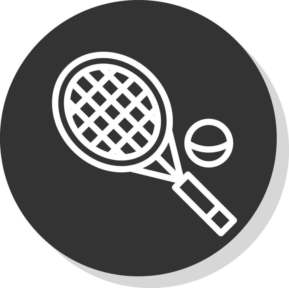 Tennis-Vektor-Icon-Design vektor