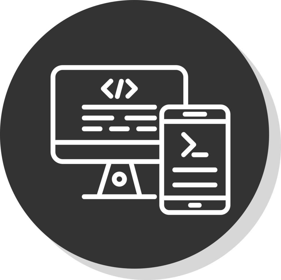 koda terminal vektor ikon design