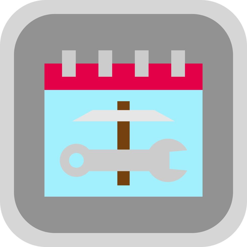 Kalender-Vektor-Icon-Design vektor