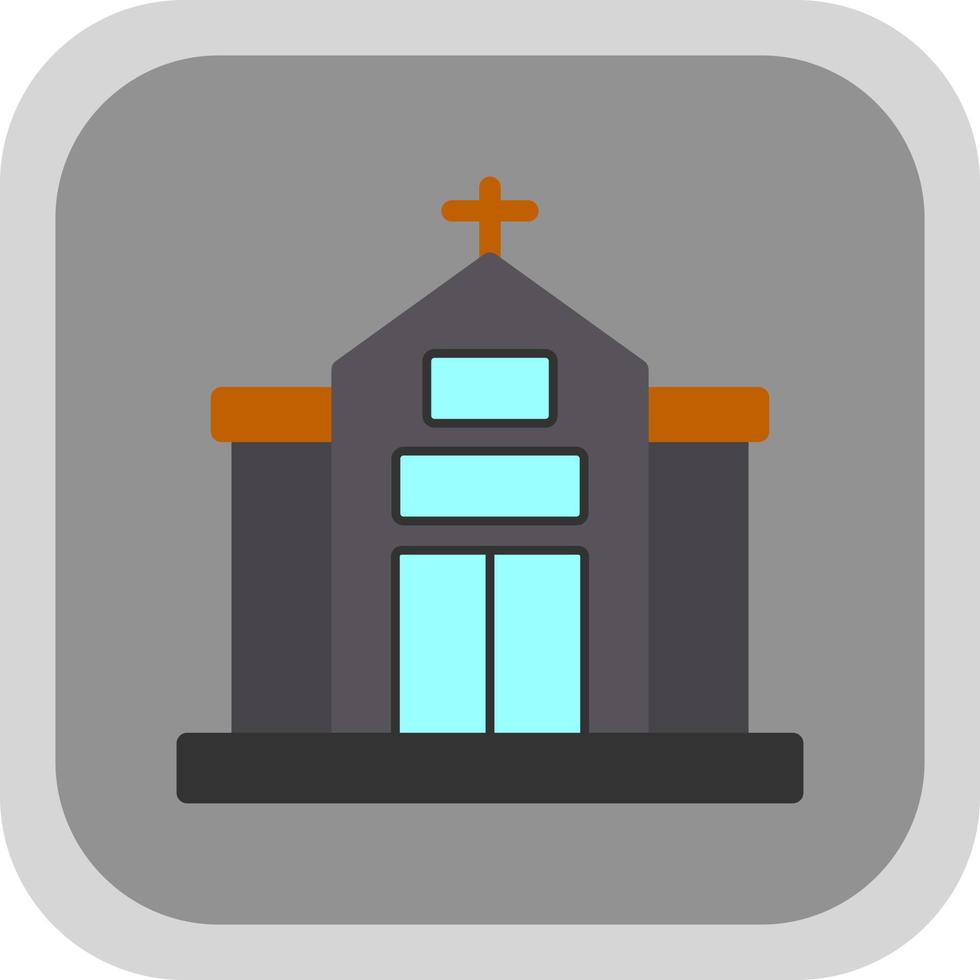 Kirche-Vektor-Icon-Design vektor