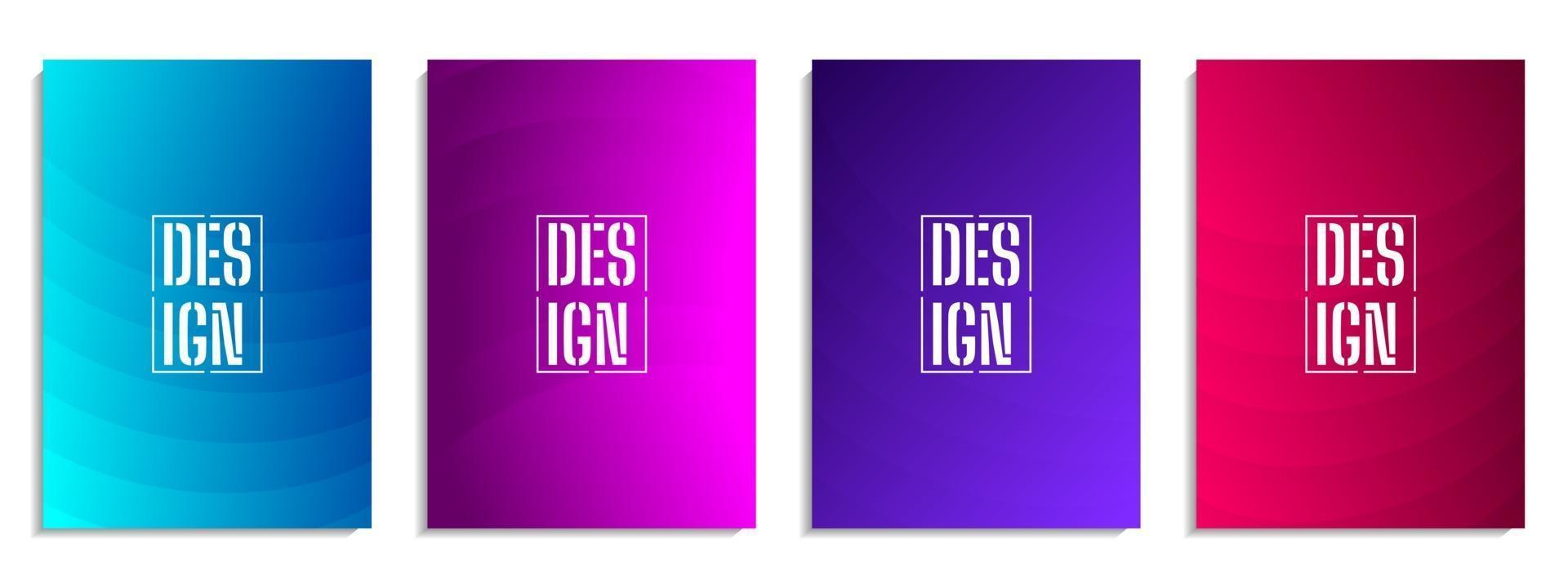 abstrakte Abdeckung buntes geometrisches Formdesign vektor