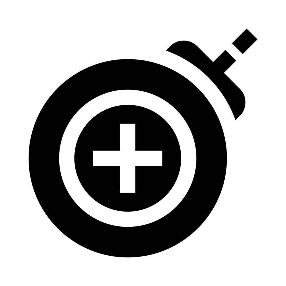 Bombe Symbol zum Ihre Webseite, Handy, Mobiltelefon, Präsentation, und Logo Design. vektor