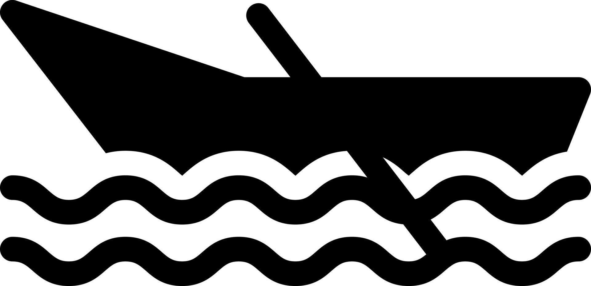 Boot-Vektor-Illustration auf einem Hintergrund. hochwertige Symbole. Vektor-Icons für Konzept und Grafikdesign. vektor