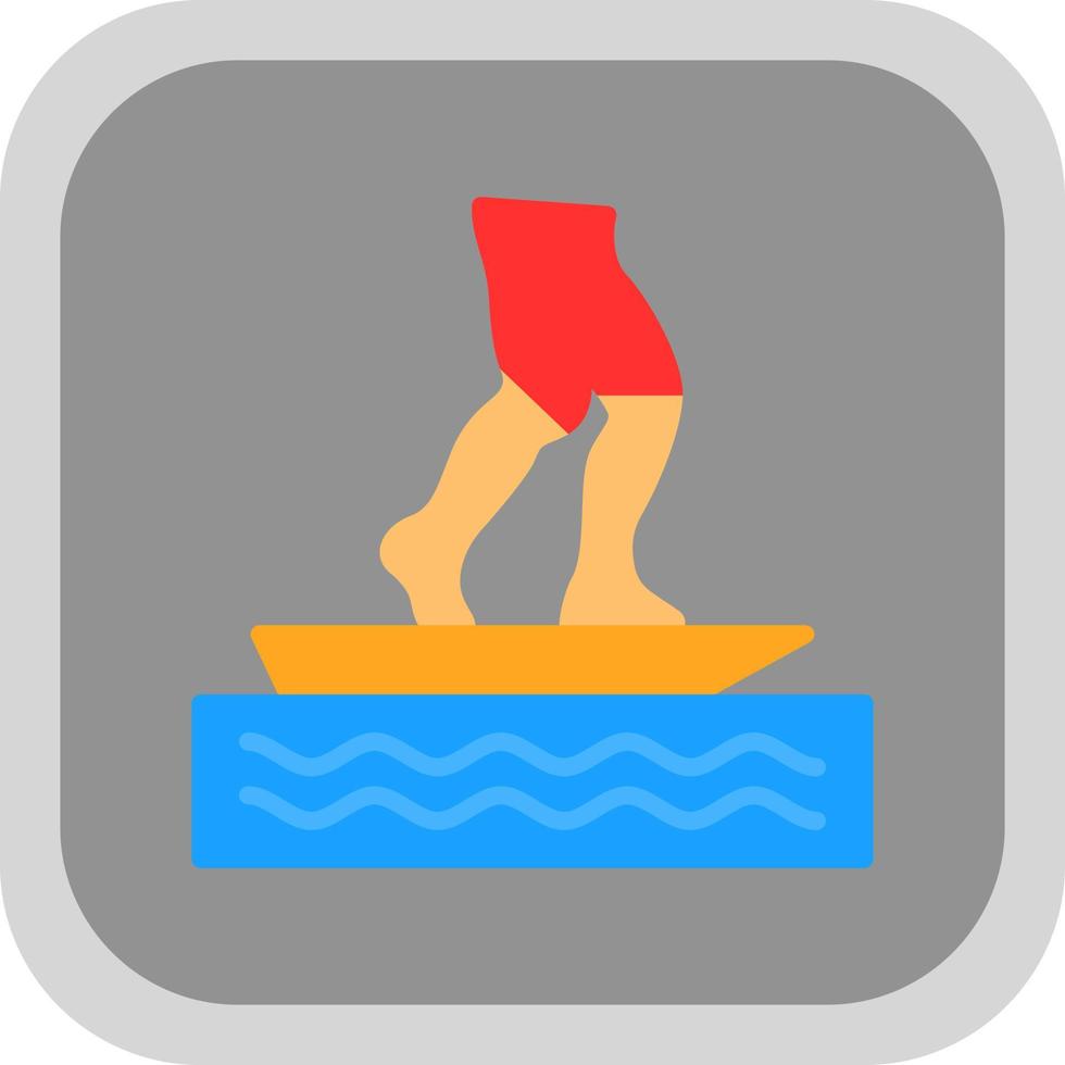 Flowrider-Vektor-Icon-Design vektor