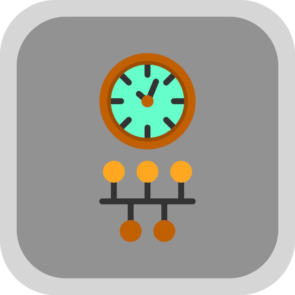 Timeline-Vektor-Icon-Design vektor