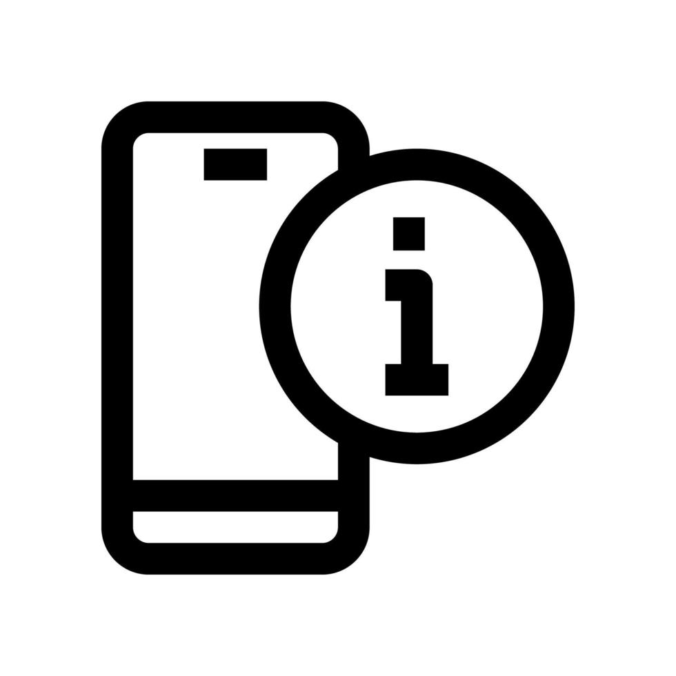 Smartphone-Symbol für Ihre Website, Ihr Handy, Ihre Präsentation und Ihr Logo-Design. vektor