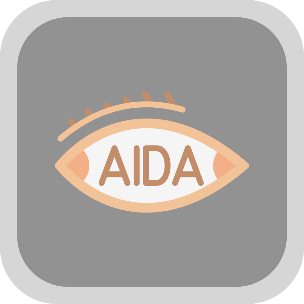 Aida-Vektor-Icon-Design vektor