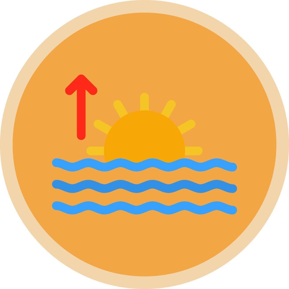 soluppgång vektor ikon design