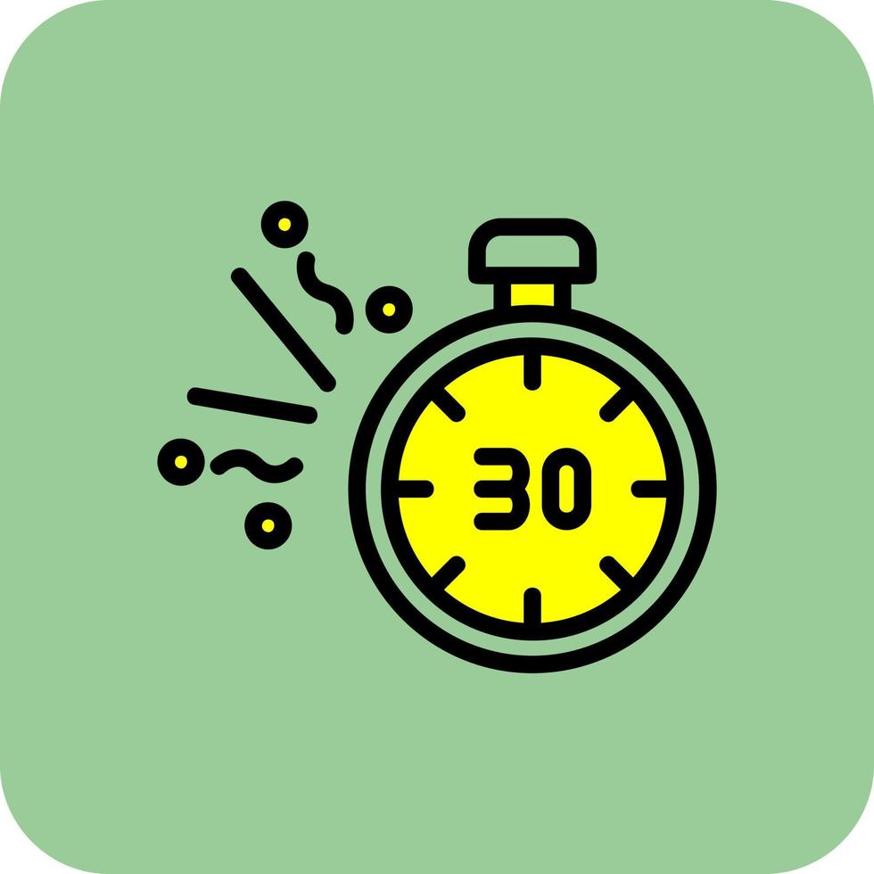 Countdown-Vektor-Icon-Design vektor