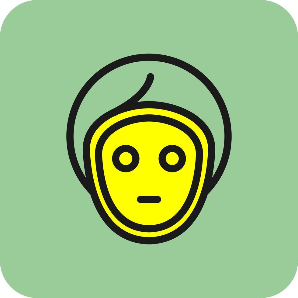 Gesichtsmasken-Vektor-Icon-Design vektor