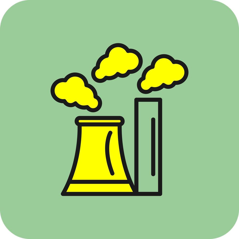 Luftverschmutzung Vektor-Icon-Design vektor