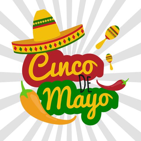 Cinco De Mayo Hintergrund vektor