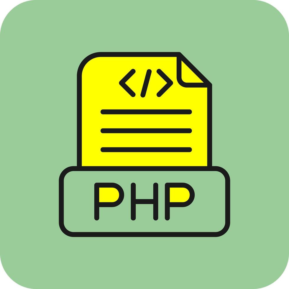 php fil vektor ikon design