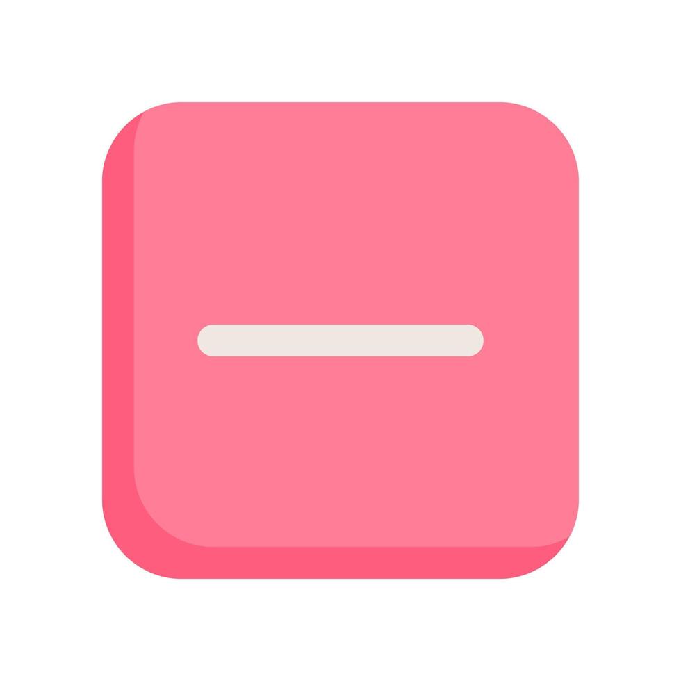 minus- ikon för din hemsida design, logotyp, app, ui. vektor