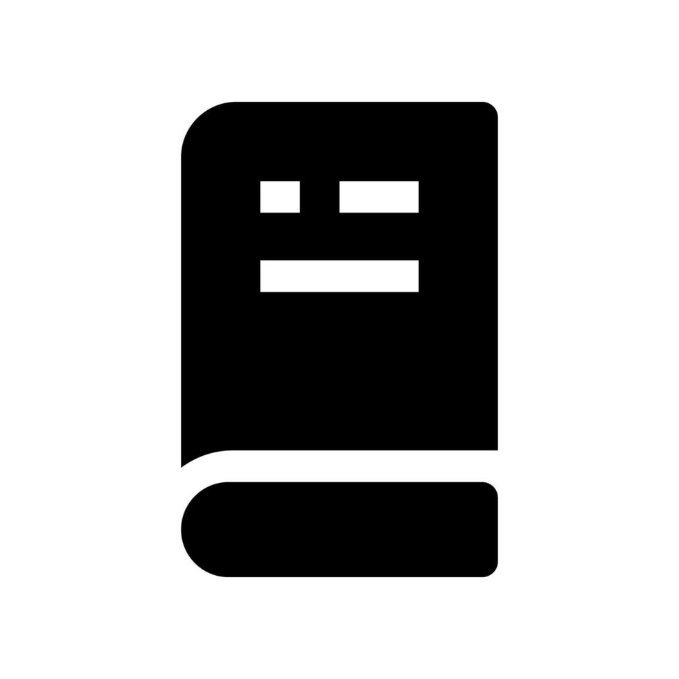 Buchsymbol für Ihre Website, Ihr Handy, Ihre Präsentation und Ihr Logo-Design. vektor