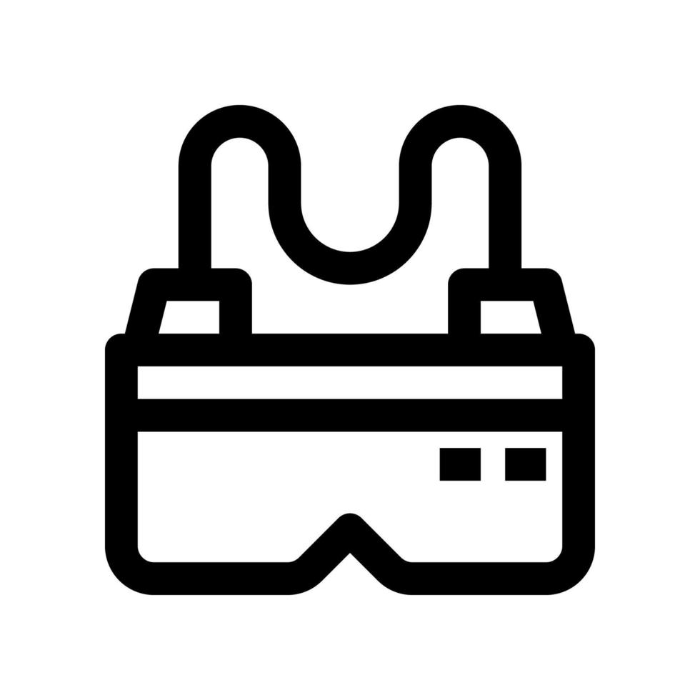 Brillensymbol für Ihre Website, Ihr Handy, Ihre Präsentation und Ihr Logo-Design. vektor