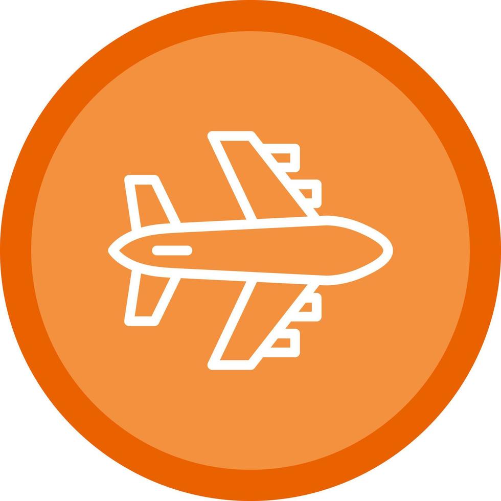 Flugzeug-Vektor-Icon-Design vektor