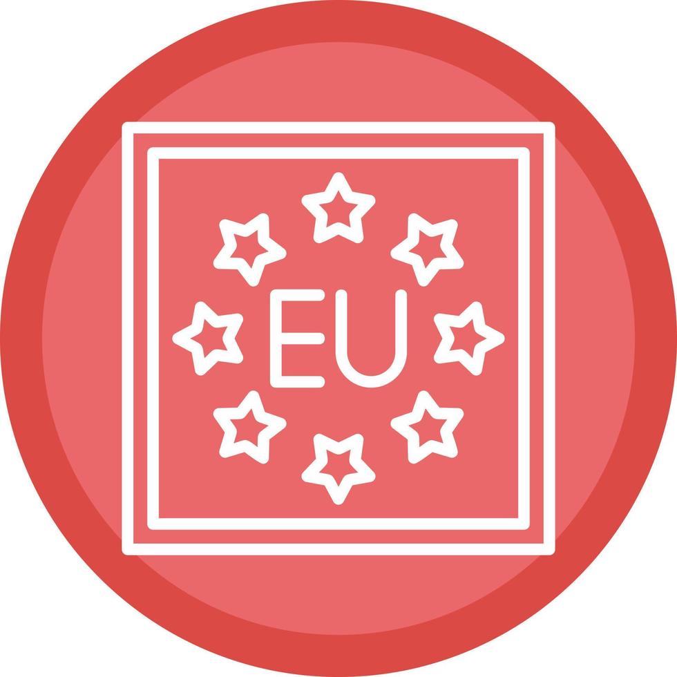 eu-Vektor-Icon-Design vektor