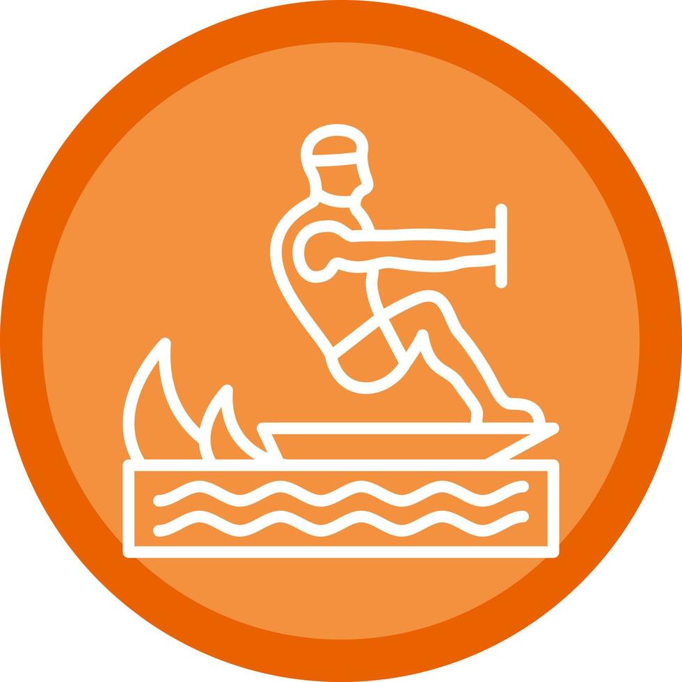 Surfen-Vektor-Icon-Design vektor