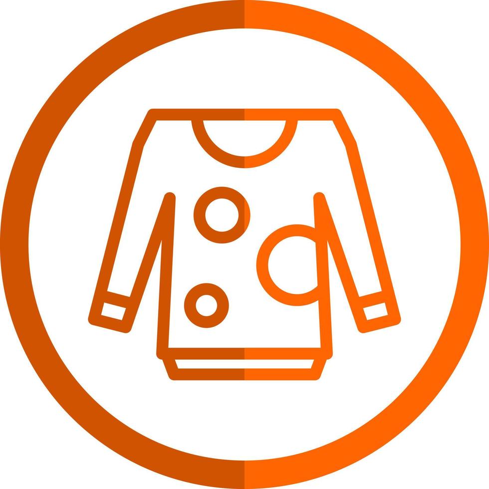 Pullover-Vektor-Icon-Design vektor