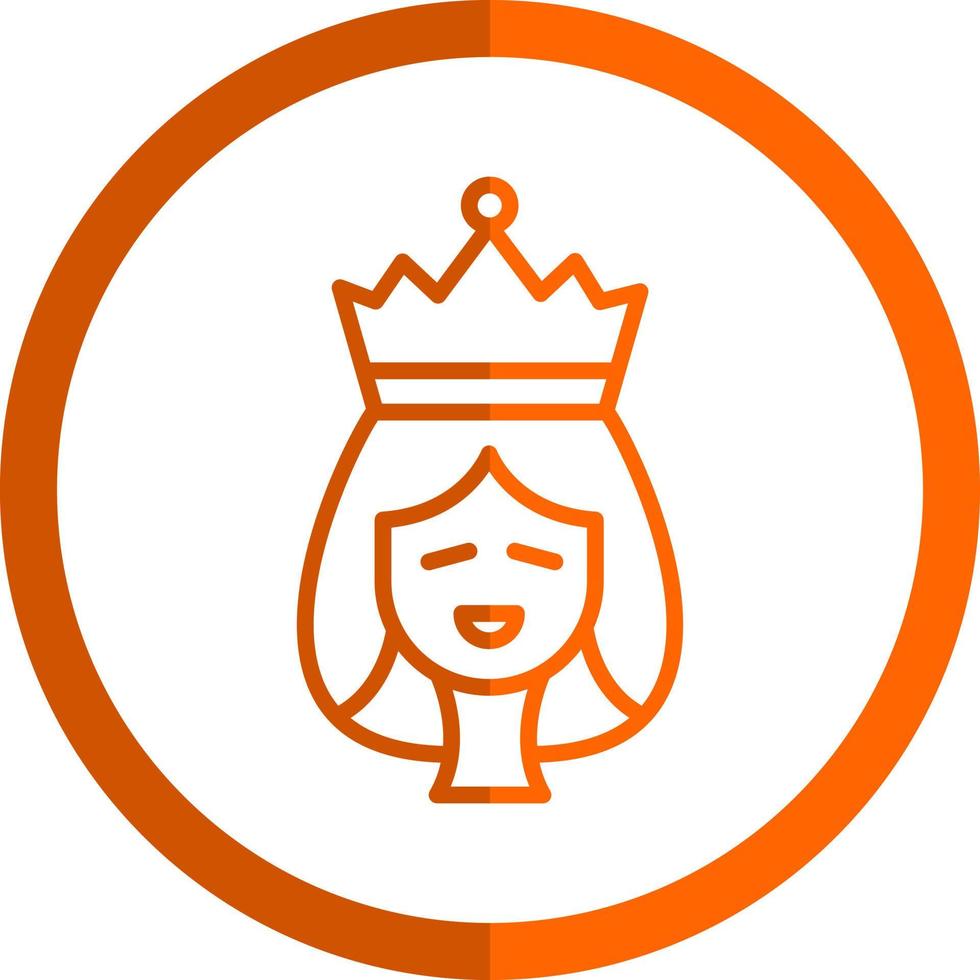 Queen-Vektor-Icon-Design vektor