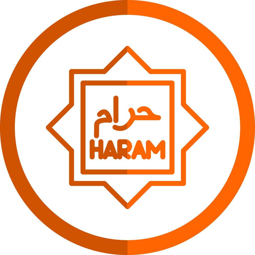 haram vektor ikon design