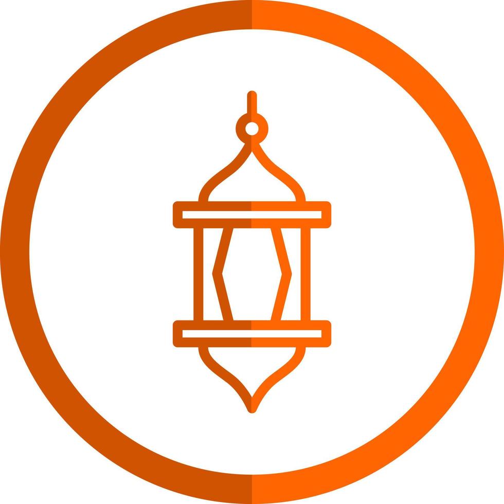 arab lykta vektor ikon design