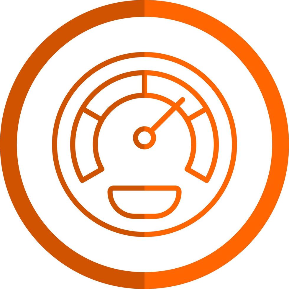 Tachometer-Vektor-Icon-Design vektor