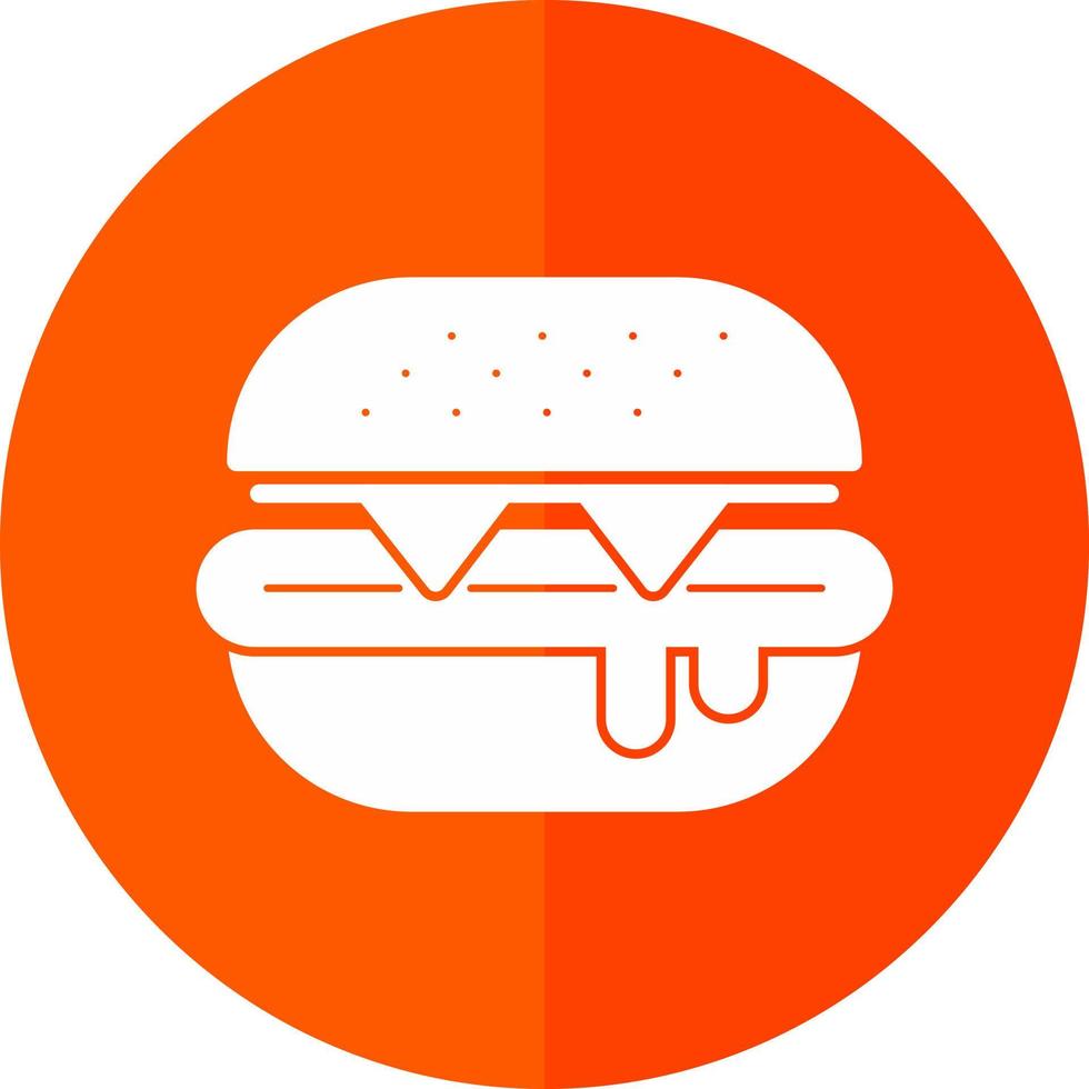 Burger-Vektor-Icon-Design vektor