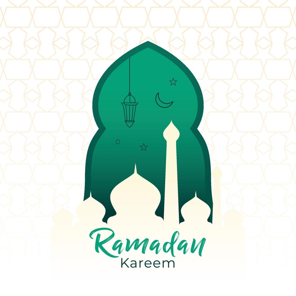 ramadan kareem muslim festival bakgrund design vektor