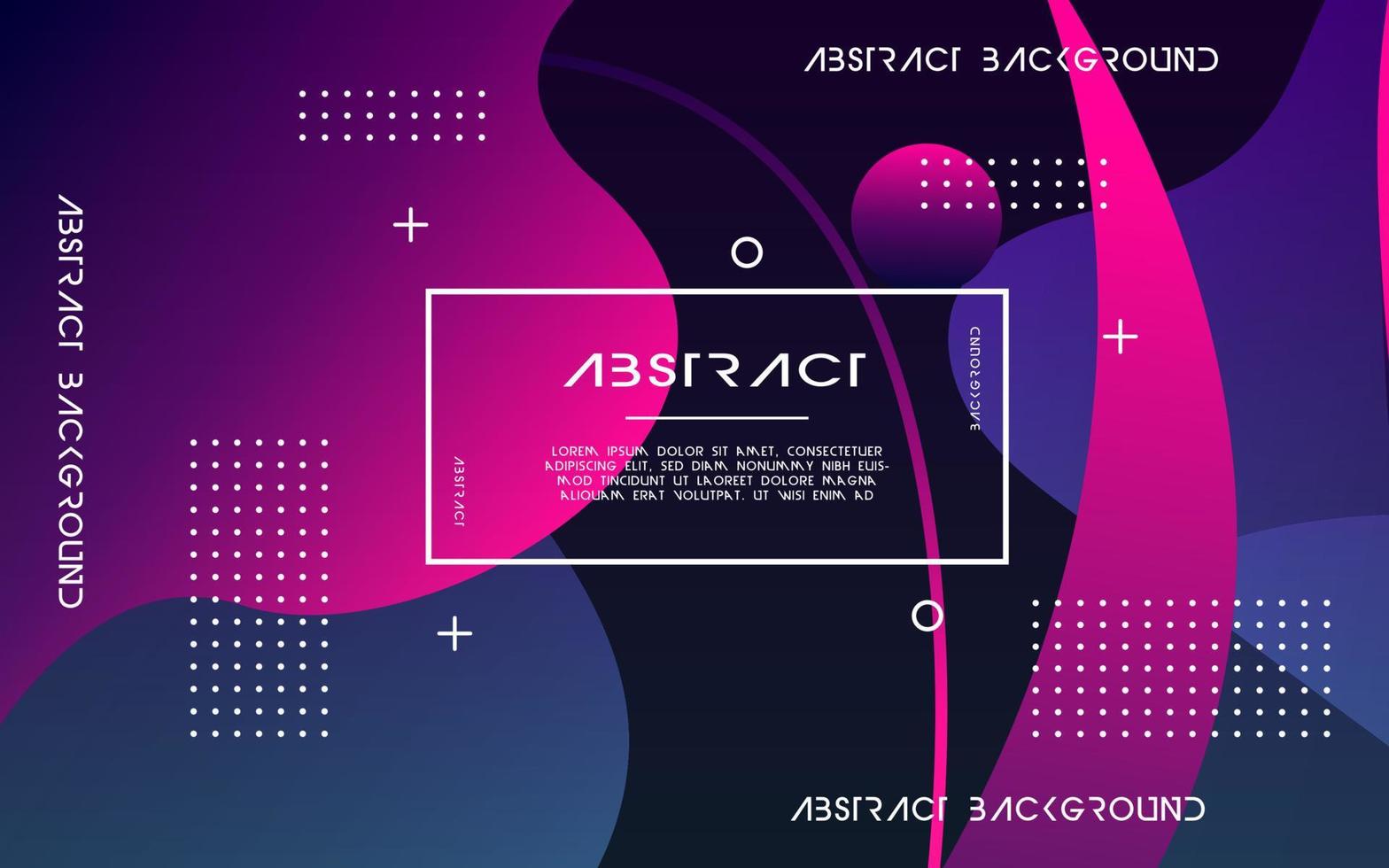 modern abstrakt Flüssigkeit Farbe Hintergrund. dynamisch texturiert geometrisch Elemente Design mit Punkte Dekoration. können Sein benutzt auf Plakate, Banner, Web und irgendein Mehr vektor