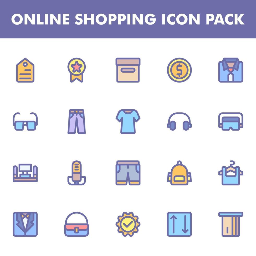 Online-Shopping-Icon-Pack vektor