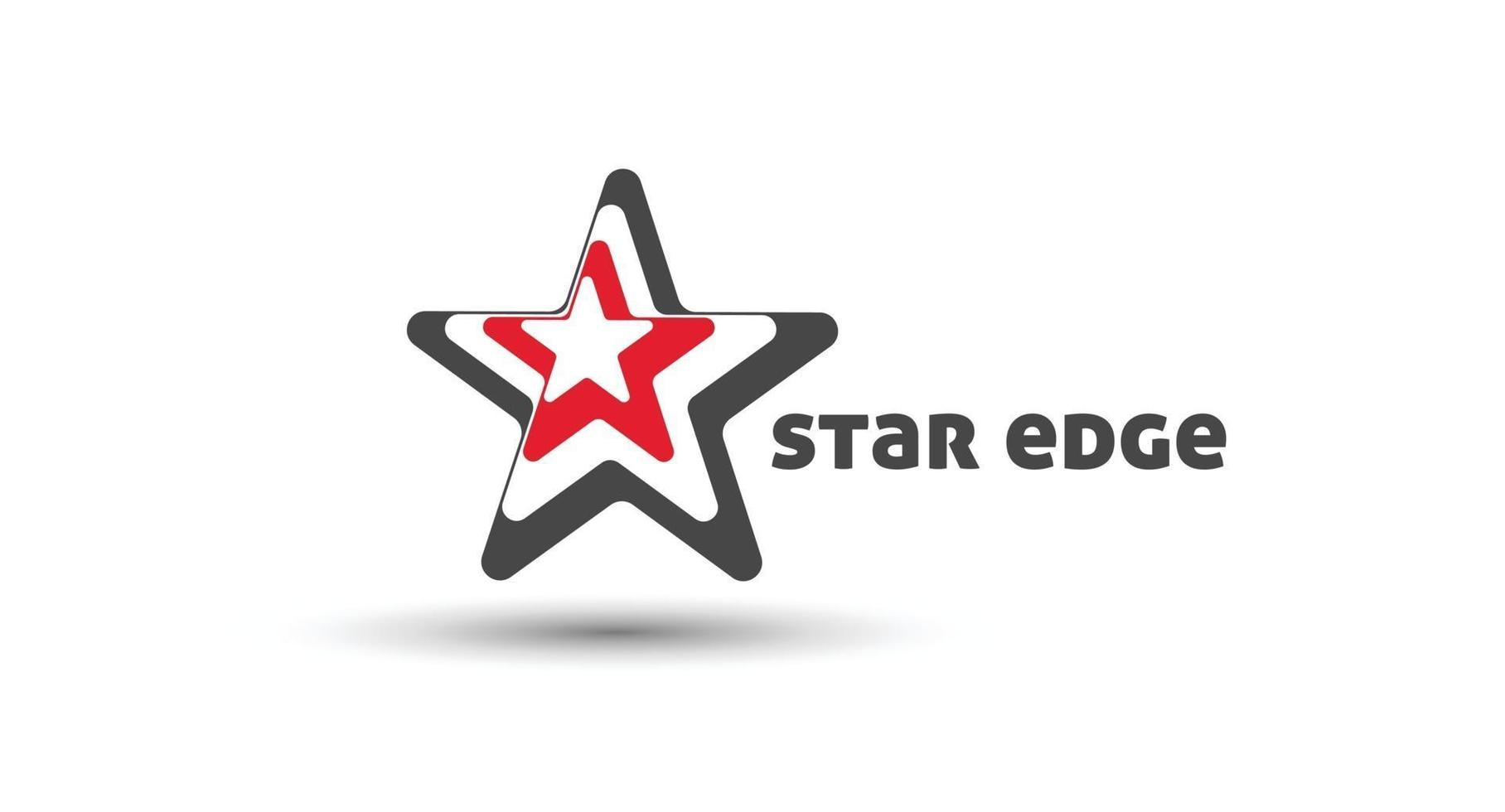 star edge branding identity företags vektor logo design.