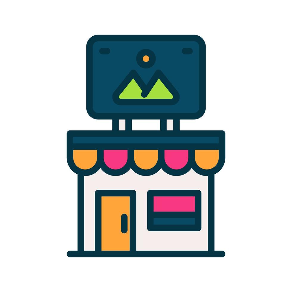 Shop-Symbol für Ihre Website, Ihr Handy, Ihre Präsentation und Ihr Logo-Design. vektor