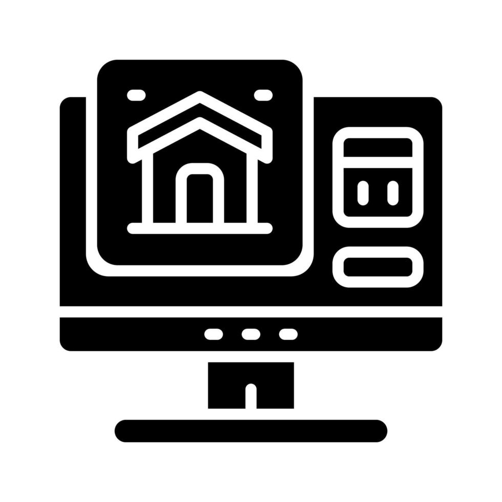 Zuhause Webseite Symbol zum Ihre Webseite, Handy, Mobiltelefon, Präsentation, und Logo Design. vektor