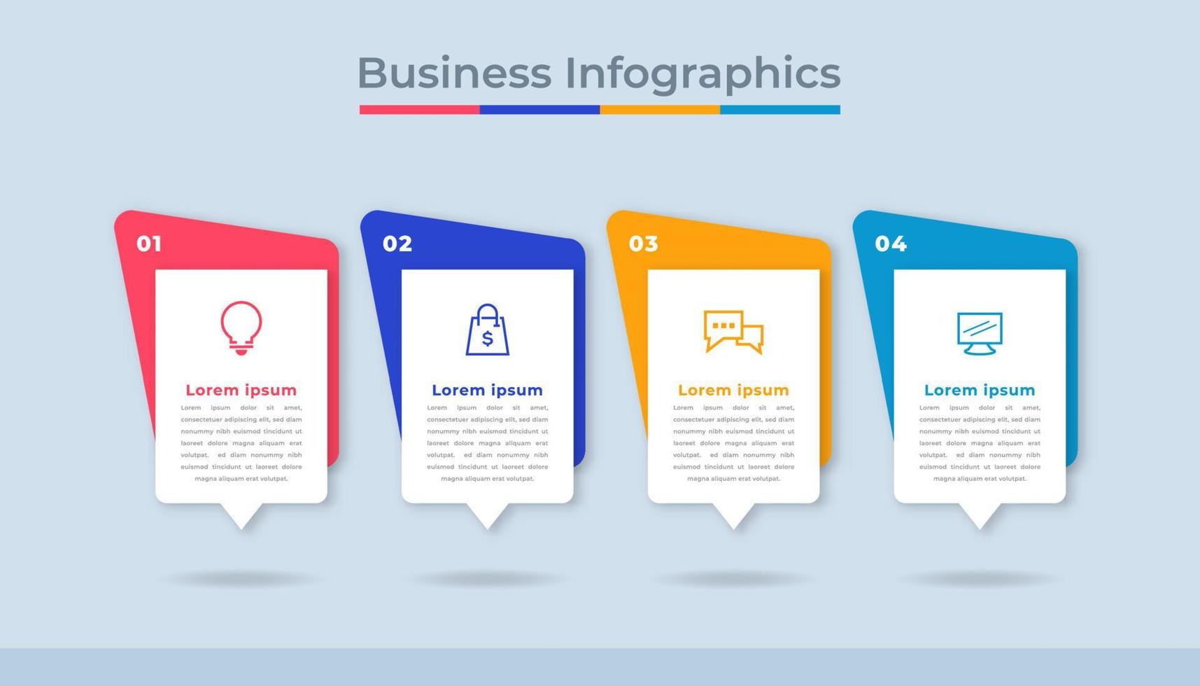 zeitachse infografiken prozessdiagramm zur visualisierung von geschäftsdaten. abstraktes Diagrammdiagramm mit Schritten, Optionen vektor