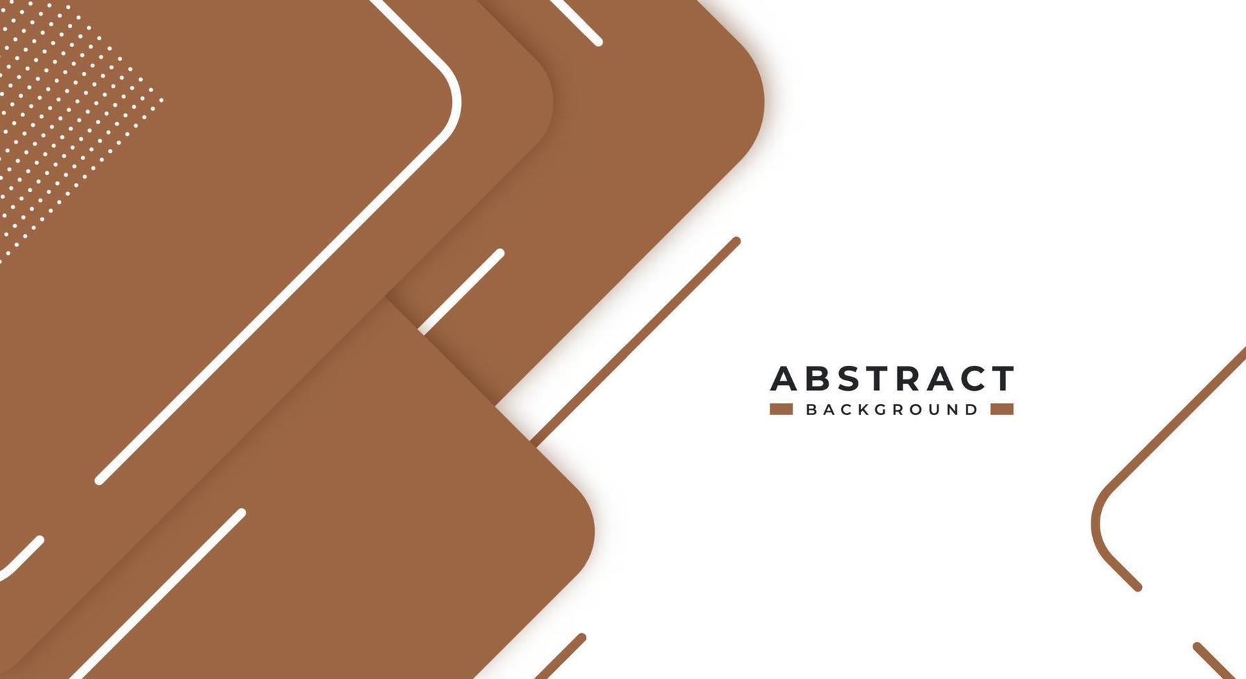 abstrakt brun bakgrund geometrisk form papper skikten med kopia Plats för dekorativ webb layout, affisch, baner, företags- broschyr och seminarium mall design vektor