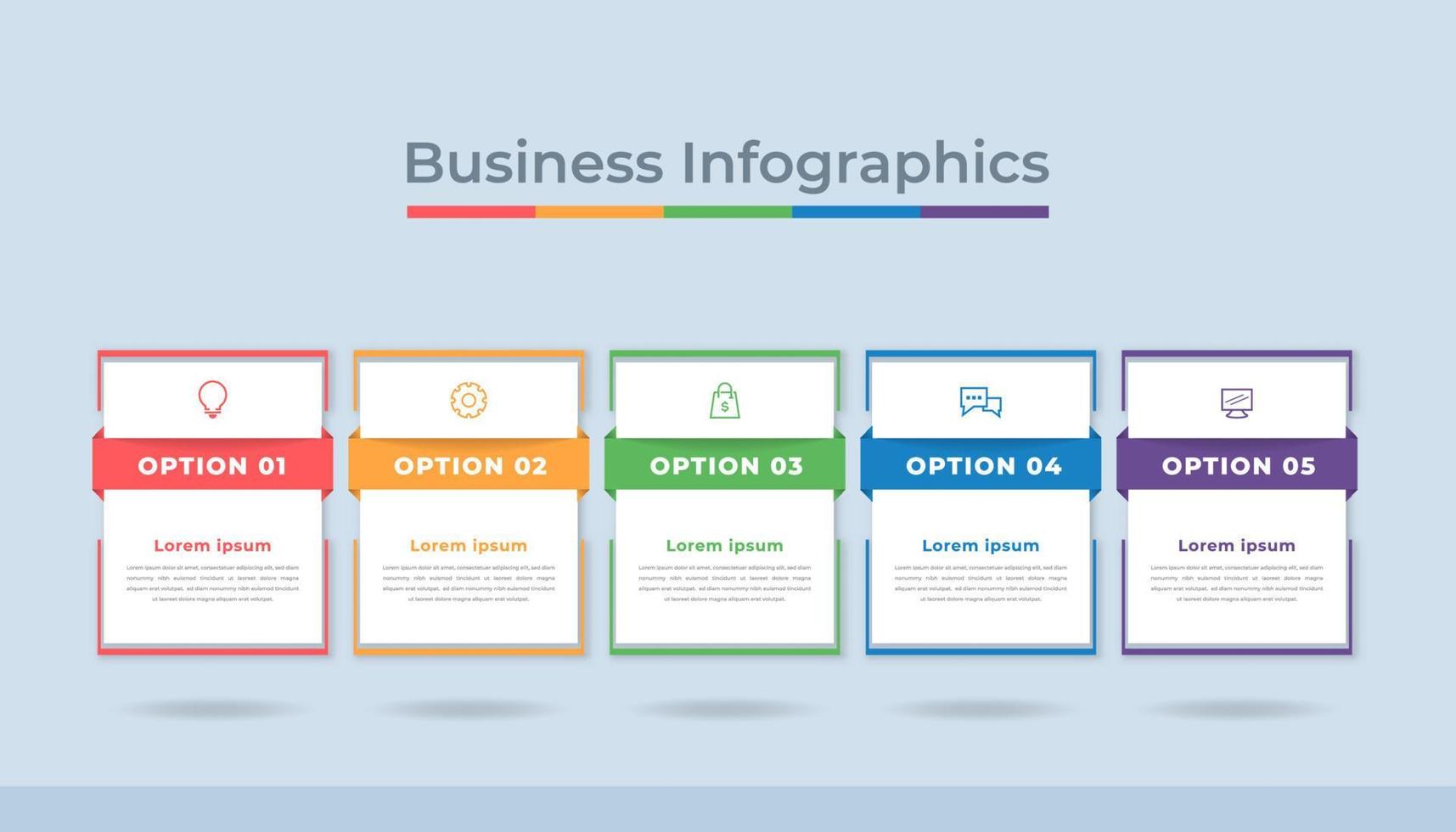 tidslinje infographics företag data visualisering bearbeta Diagram. abstrakt diagram Graf med steg, alternativ vektor