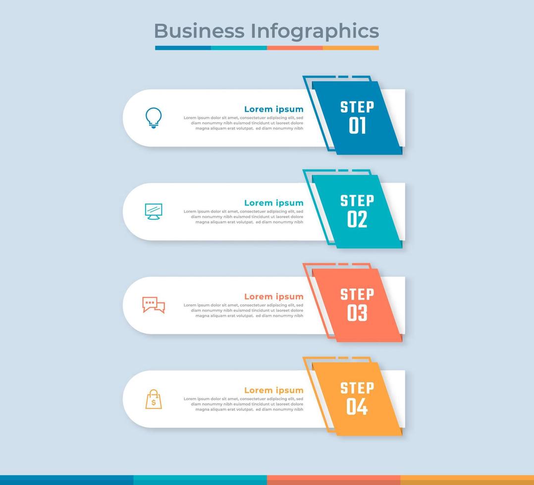 zeitachse infografiken prozessdiagramm zur visualisierung von geschäftsdaten. abstraktes Diagrammdiagramm mit Schritten, Optionen vektor