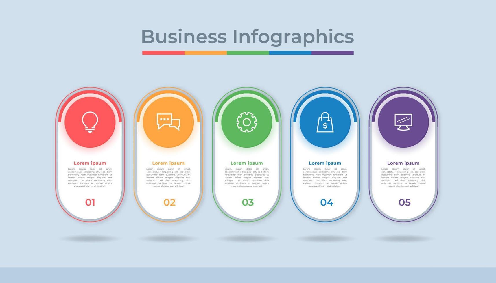 tidslinje infographics företag data visualisering bearbeta Diagram. abstrakt diagram Graf med steg, alternativ vektor