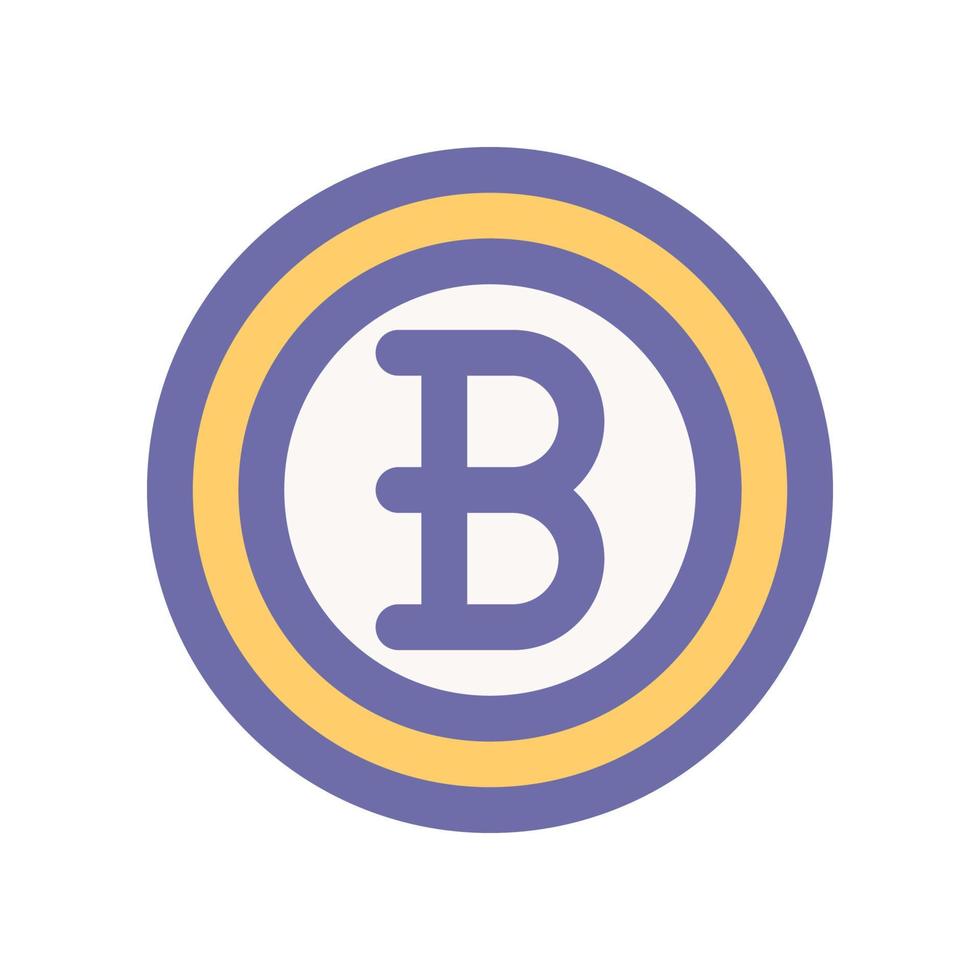 Bitcoin Symbol zum Ihre Webseite Design, Logo, Anwendung, ui. vektor