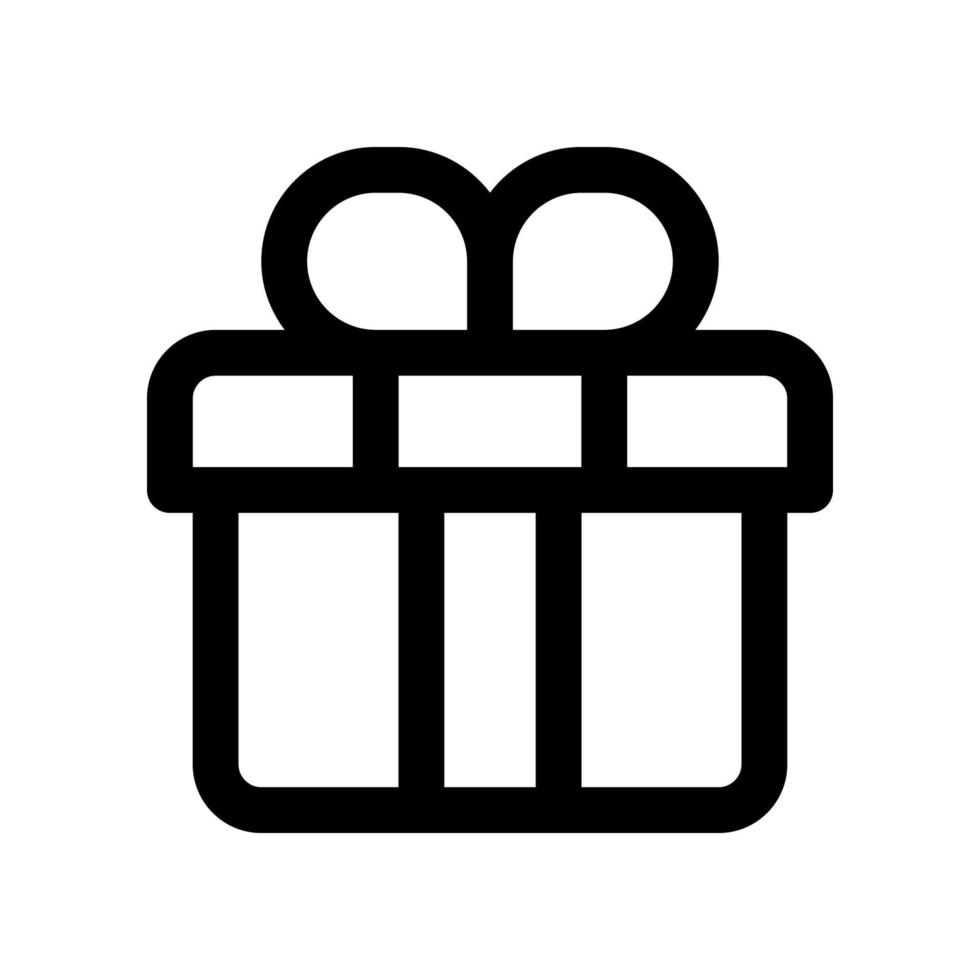 Geschenksymbol für Ihre Website, Ihr Handy, Ihre Präsentation und Ihr Logodesign. vektor