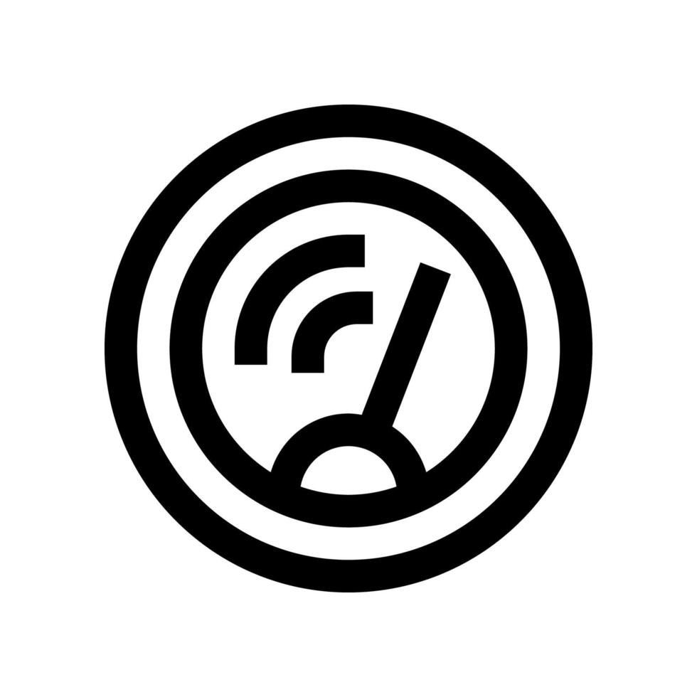Radar Symbol zum Ihre Webseite, Handy, Mobiltelefon, Präsentation, und Logo Design. vektor