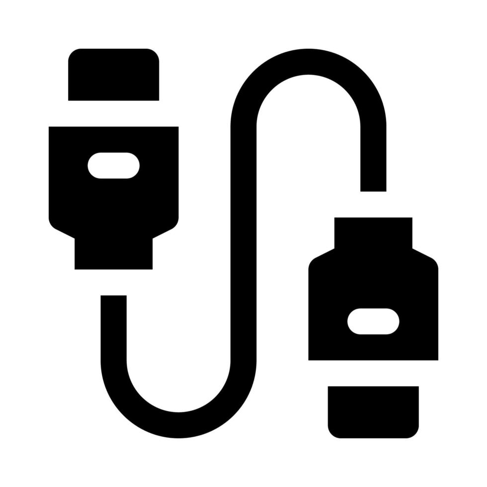 uSB kabel- ikon för din hemsida, mobil, presentation, och logotyp design. vektor