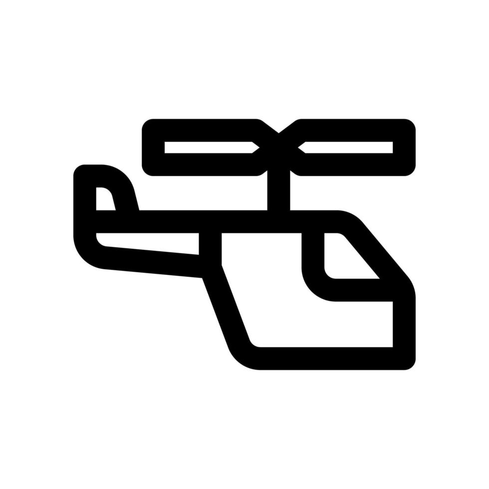 Hubschrauber Symbol zum Ihre Webseite Design, Logo, Anwendung, ui. vektor