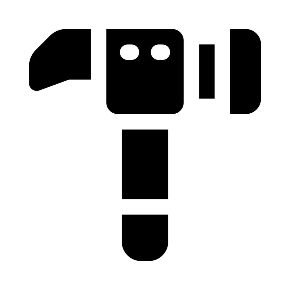 Hammer-Symbol für Ihre Website, Ihr Handy, Ihre Präsentation und Ihr Logo-Design. vektor